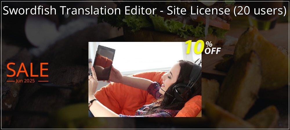 Swordfish Translation Editor - Site License - 20 users  coupon on National Pizza Party Day sales