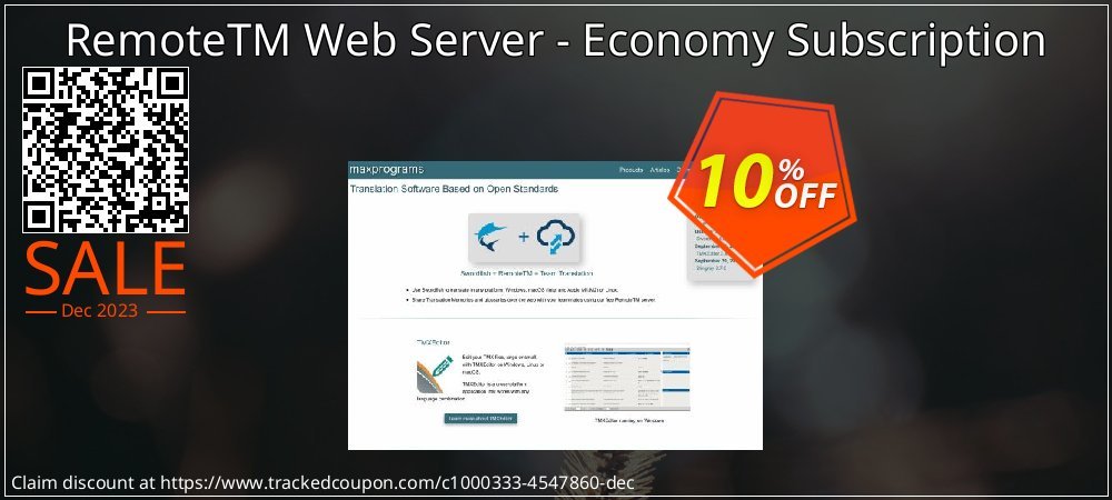 RemoteTM Web Server - Economy Subscription coupon on National No Smoking Day sales
