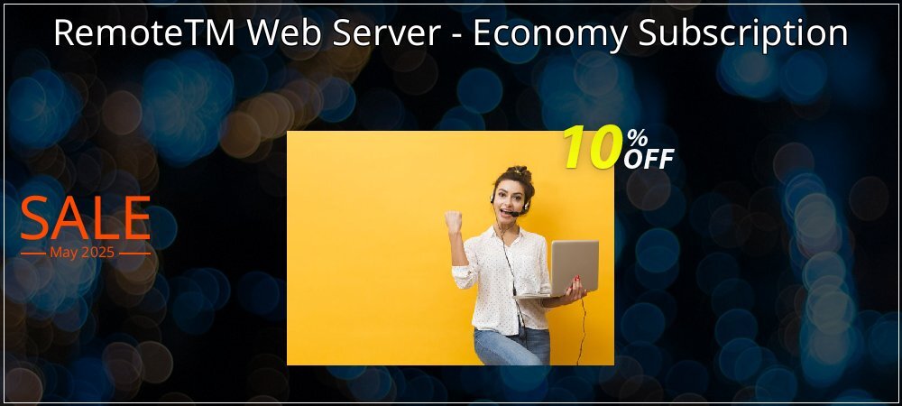 RemoteTM Web Server - Economy Subscription coupon on Mother's Day offer