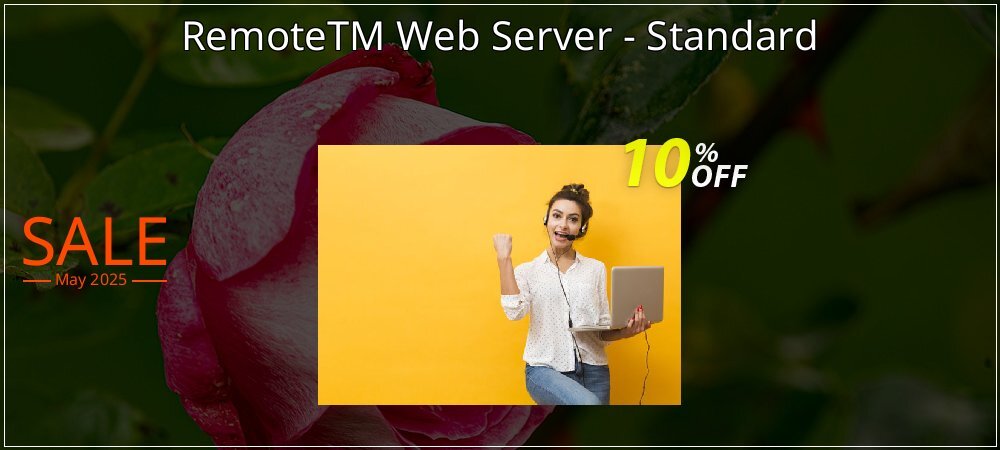 RemoteTM Web Server - Standard coupon on World Party Day offer