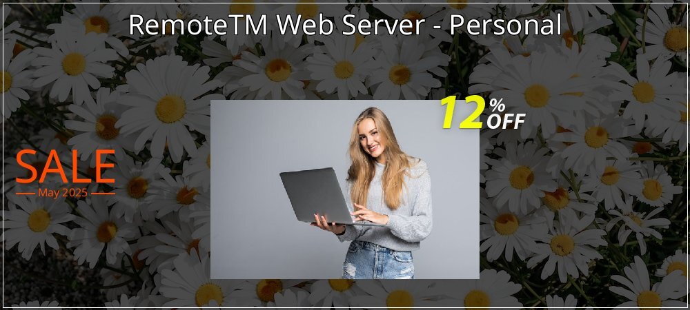 RemoteTM Web Server - Personal coupon on World Party Day sales