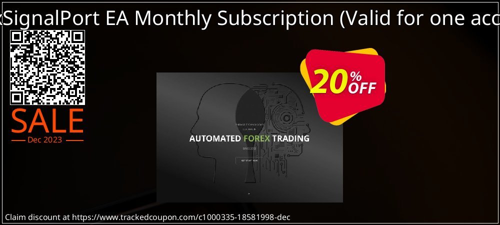 ForexSignalPort EA Monthly Subscription - Valid for one account  coupon on Virtual Vacation Day promotions