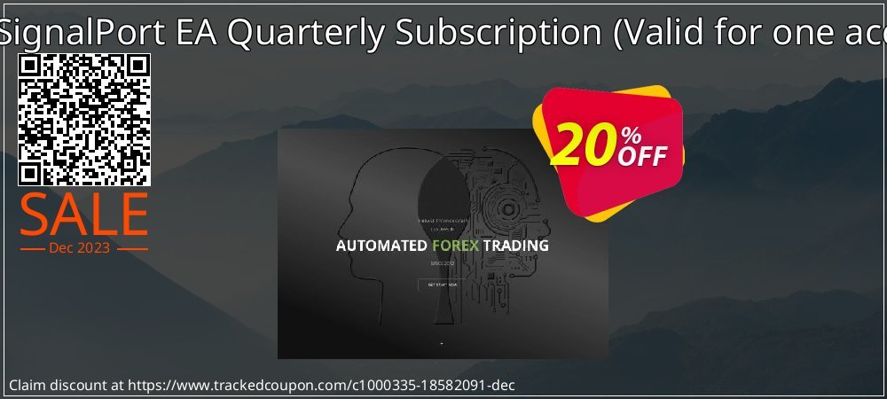 ForexSignalPort EA Quarterly Subscription - Valid for one account  coupon on Women Day offer