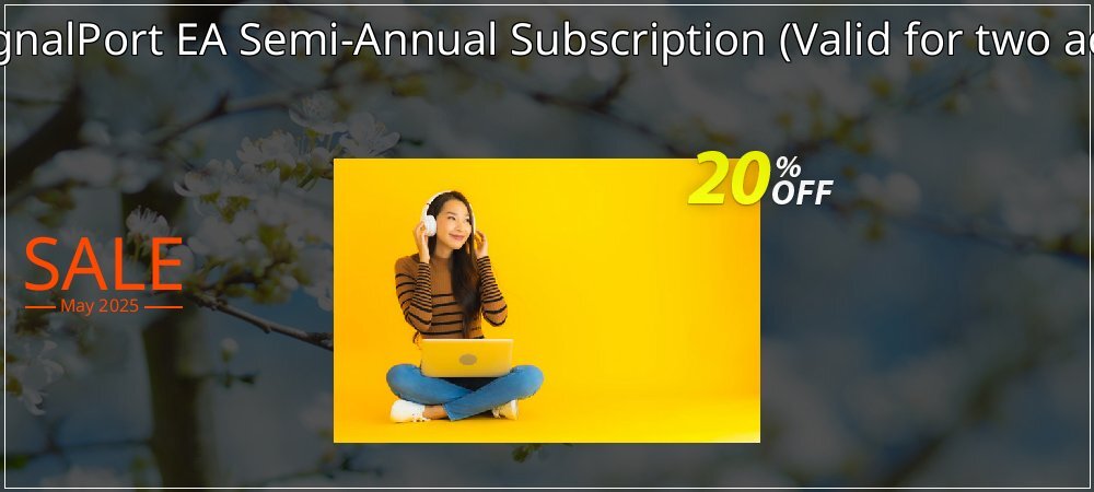 ForexSignalPort EA Semi-Annual Subscription - Valid for two accounts  coupon on Easter Day offer