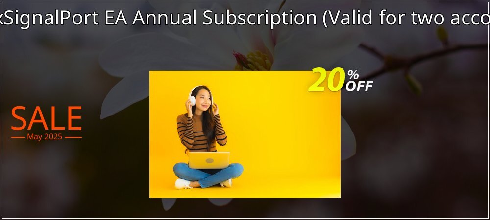 ForexSignalPort EA Annual Subscription - Valid for two accounts  coupon on World Password Day offering sales