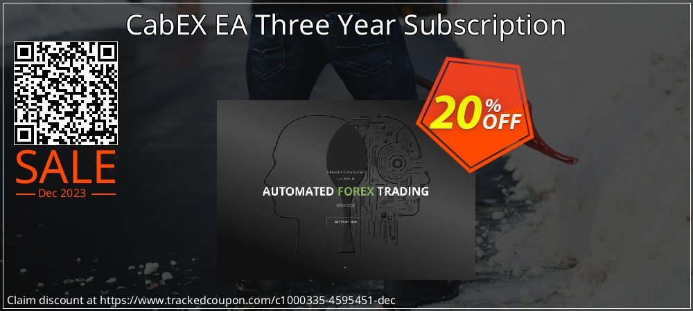 CabEX EA Three Year Subscription coupon on Hug Day sales