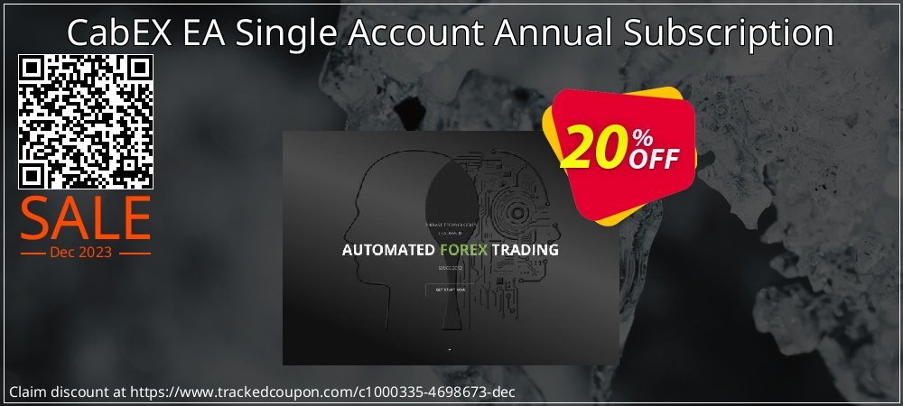 CabEX EA Single Account Annual Subscription coupon on Easter Day discount