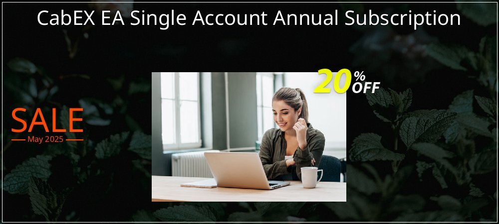CabEX EA Single Account Annual Subscription coupon on National Pizza Party Day offering discount