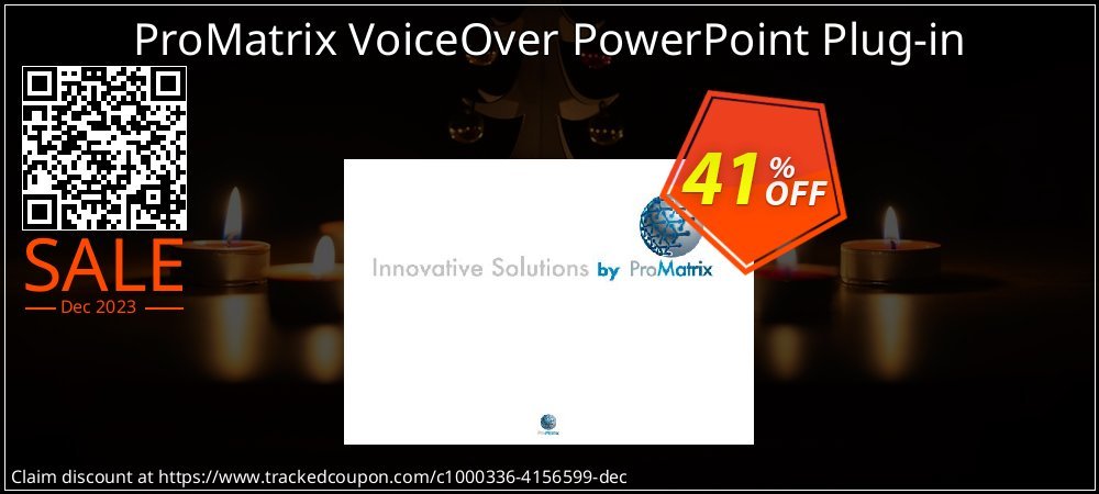 ProMatrix VoiceOver PowerPoint Plug-in coupon on Tell a Lie Day sales