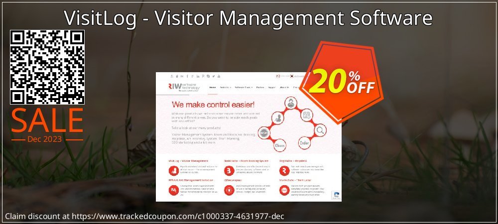 VisitLog - Visitor Management Software coupon on April Fools' Day promotions