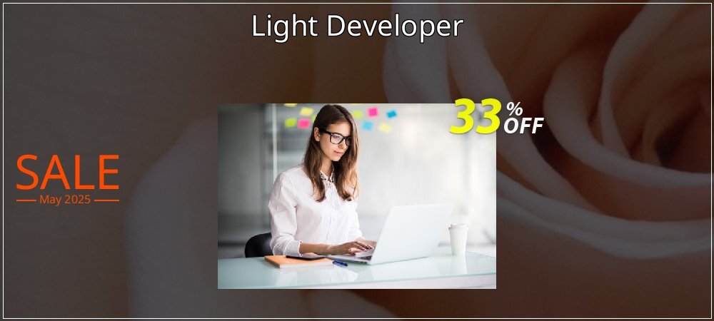 Light Developer coupon on April Fools' Day offering sales