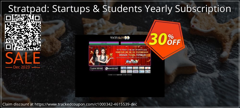 Stratpad: Startups & Students Yearly Subscription coupon on Tell a Lie Day sales