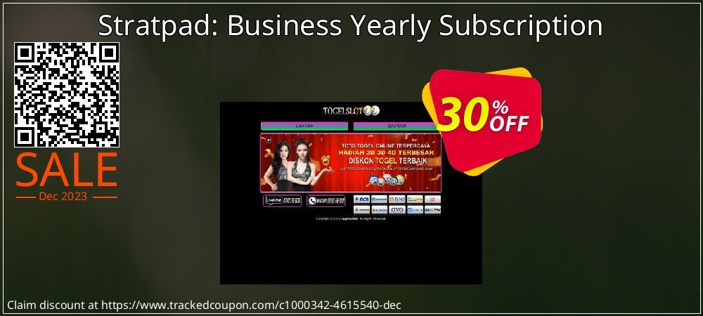 Stratpad: Business Yearly Subscription coupon on Mother Day offer