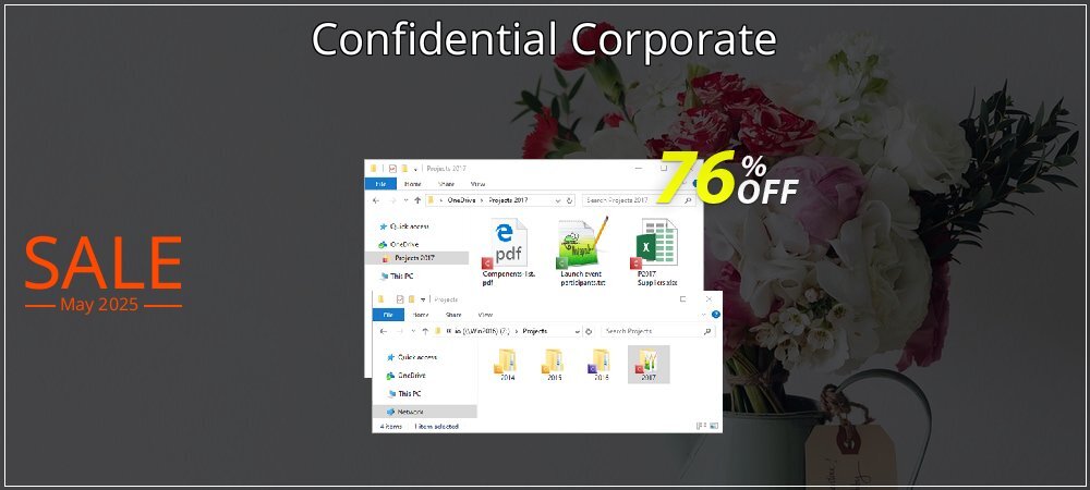 Confidential Corporate coupon on Mother Day sales