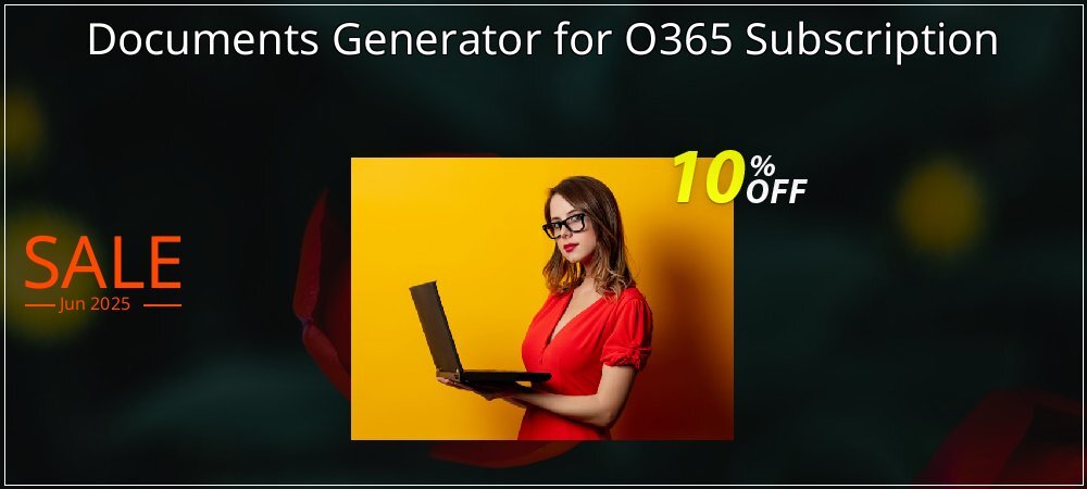 Documents Generator for O365 Subscription coupon on World UFO Day offering sales