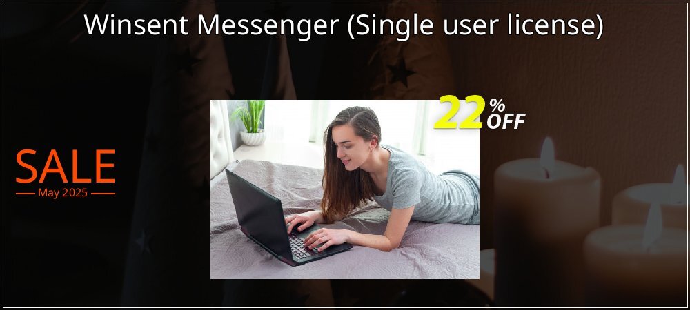Winsent Messenger - Single user license  coupon on World Whisky Day offering discount