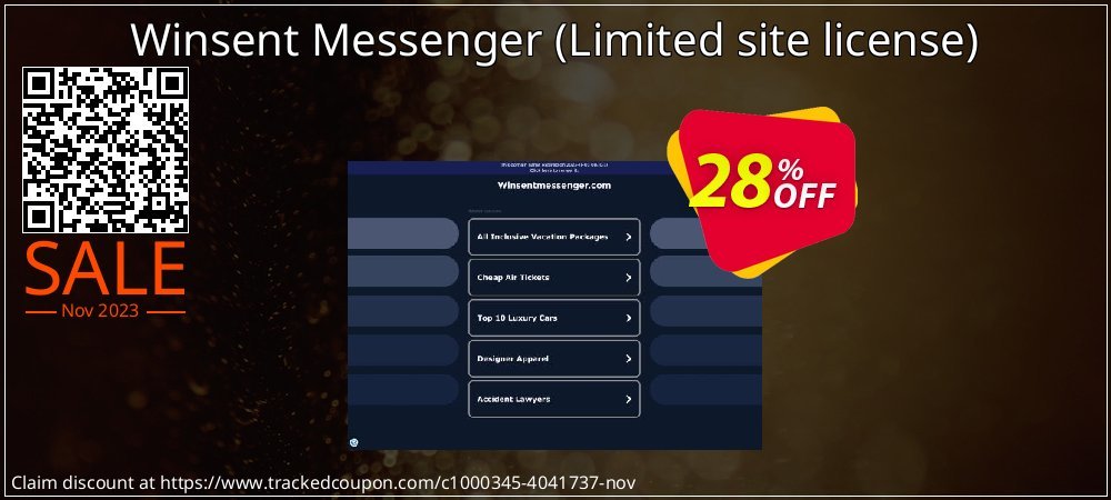 Winsent Messenger - Limited site license  coupon on April Fools' Day offering sales