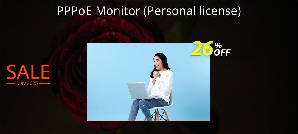 PPPoE Monitor - Personal license  coupon on National Loyalty Day offering sales