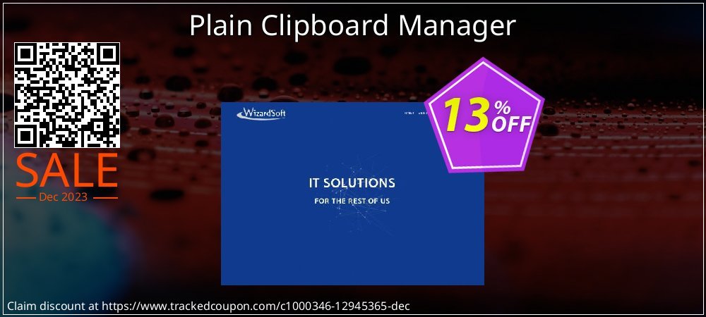 Get 10% OFF Plain Clipboard Manager offering sales