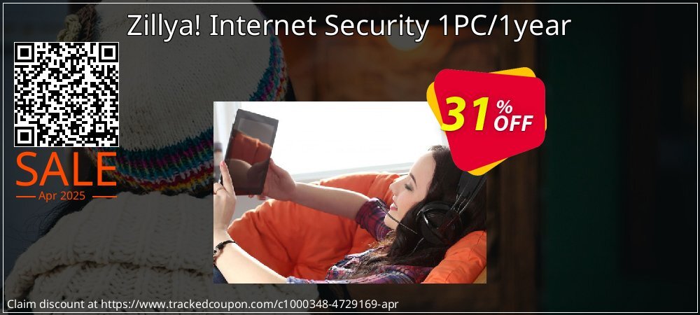 Zillya! Internet Security 1PC/1year coupon on World Password Day discount