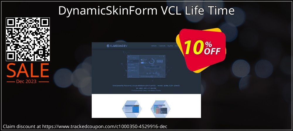DynamicSkinForm VCL Life Time coupon on World Party Day offer