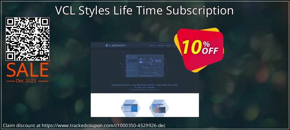VCL Styles Life Time Subscription coupon on World Party Day discount