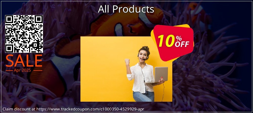 All Products coupon on National Smile Day discounts
