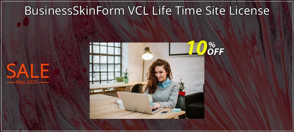 BusinessSkinForm VCL Life Time Site License coupon on Working Day deals