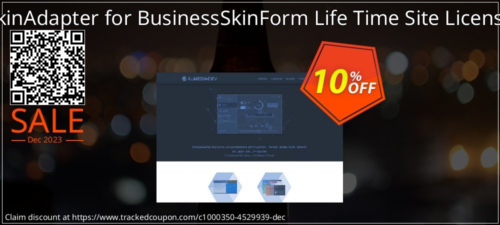 SkinAdapter for BusinessSkinForm Life Time Site License coupon on National Smile Day promotions