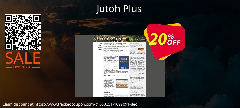 Jutoh Plus coupon on World Party Day offering sales