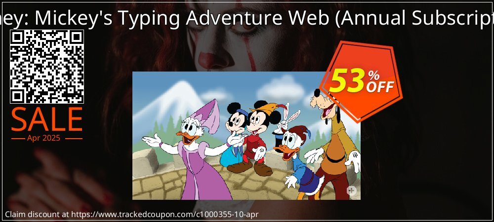 Disney: Mickey's Typing Adventure Web - Annual Subscription  coupon on National Walking Day promotions