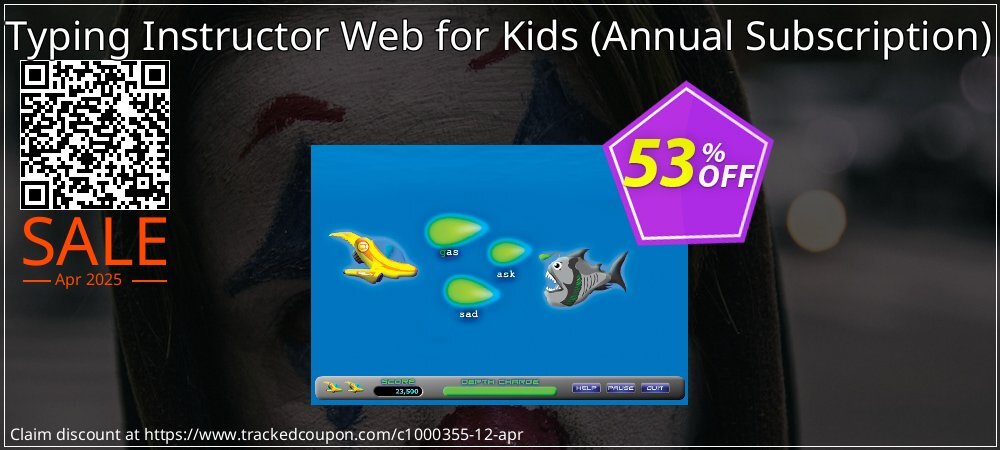 Typing Instructor Web for Kids - Annual Subscription  coupon on Working Day offer