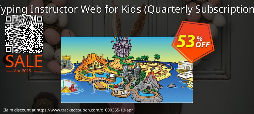 Typing Instructor Web for Kids - Quarterly Subscription  coupon on Easter Day offer