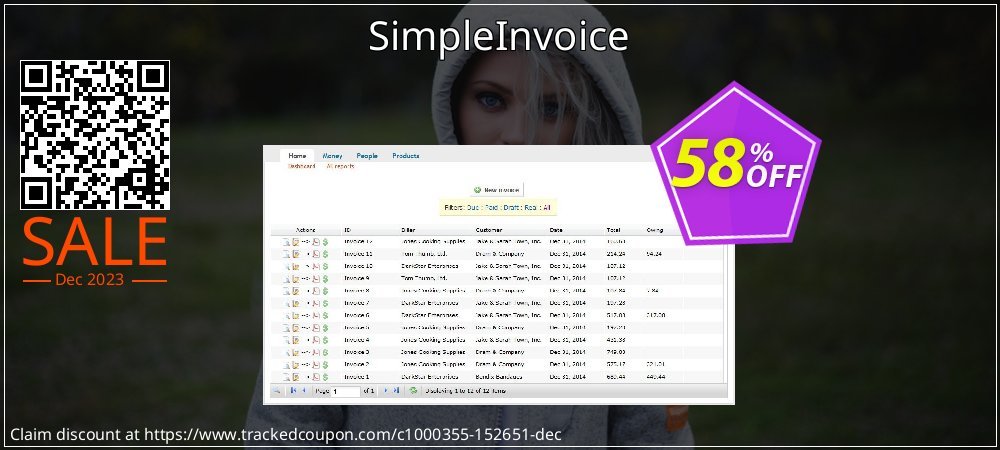 SimpleInvoice coupon on World Party Day sales