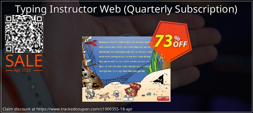 Typing Instructor Web - Quarterly Subscription  coupon on National Pizza Party Day promotions