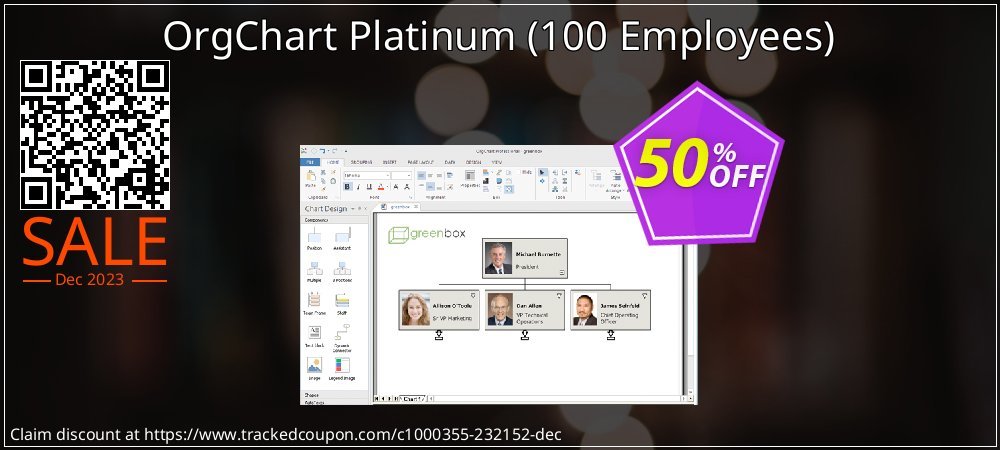 OrgChart Platinum - 100 Employees  coupon on Working Day offering sales