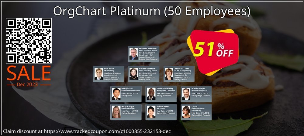 OrgChart Platinum - 50 Employees  coupon on National Pizza Party Day super sale