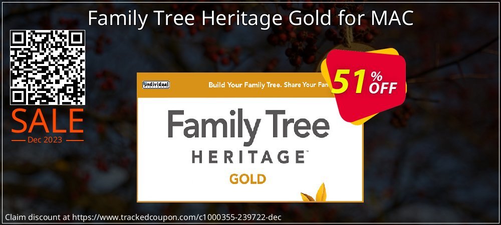 Family Tree Heritage Gold for MAC coupon on April Fools Day offering discount