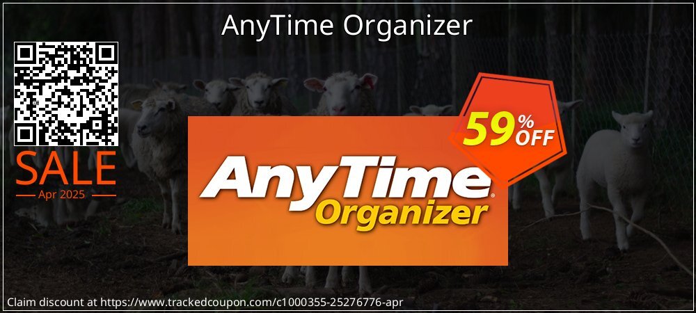 AnyTime Organizer coupon on World Party Day offering discount