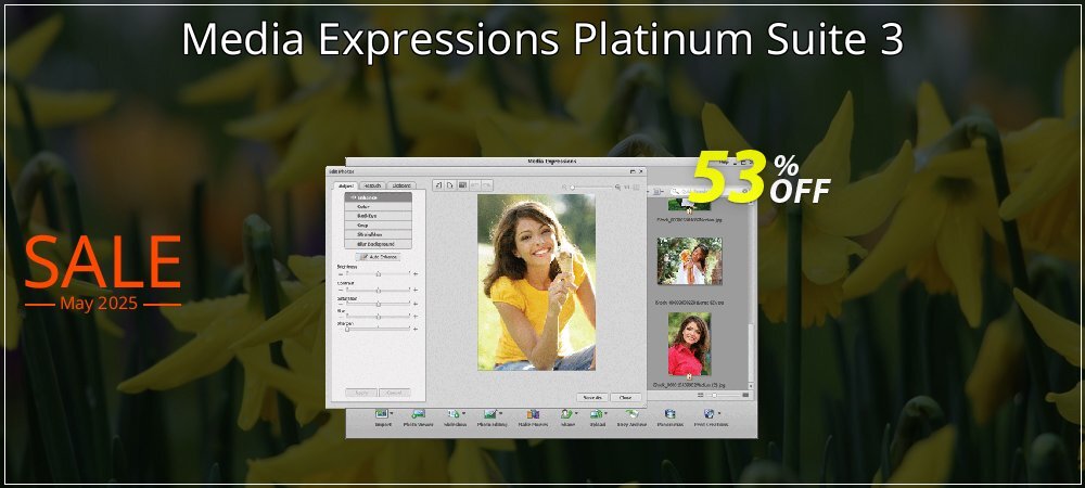 Media Expressions Platinum Suite 3 coupon on National Smile Day super sale