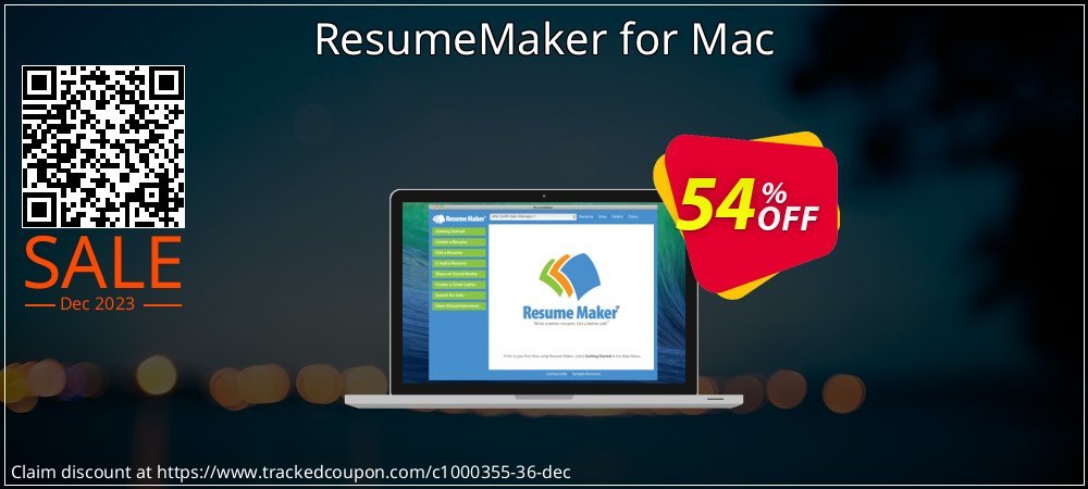 ResumeMaker for Mac coupon on Palm Sunday super sale