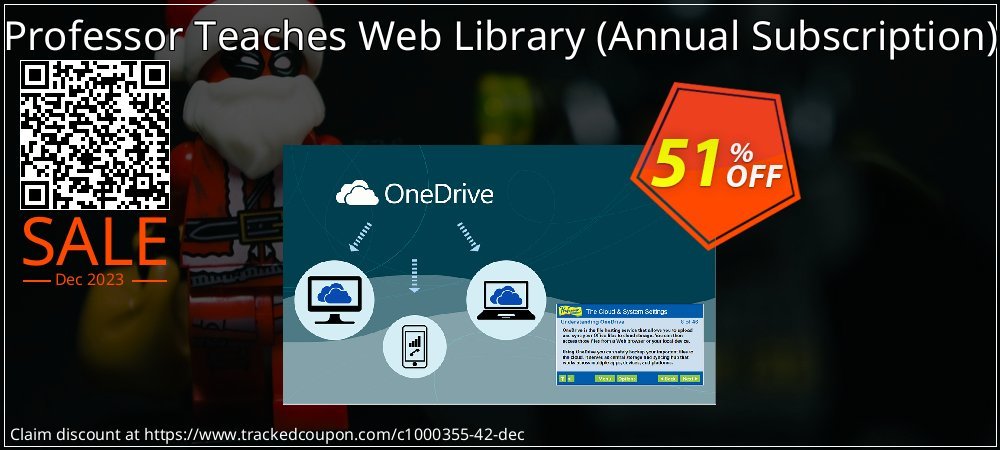 Professor Teaches Web Library - Annual Subscription  coupon on Working Day offering sales