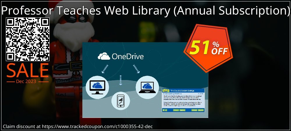 Professor Teaches Web Library - Annual Subscription  coupon on April Fools Day discount