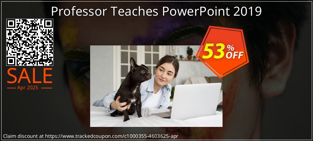 Professor Teaches PowerPoint 2019 coupon on World Backup Day offering sales