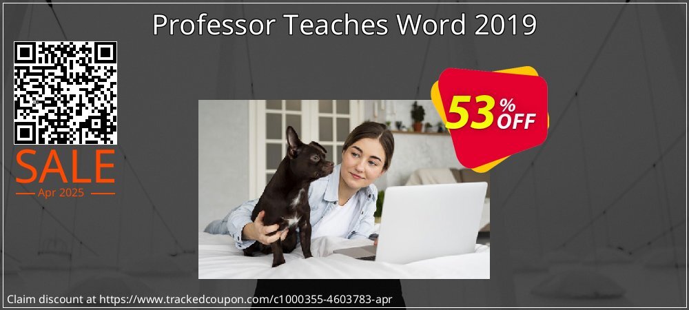 Professor Teaches Word 2019 coupon on National Pizza Party Day discount