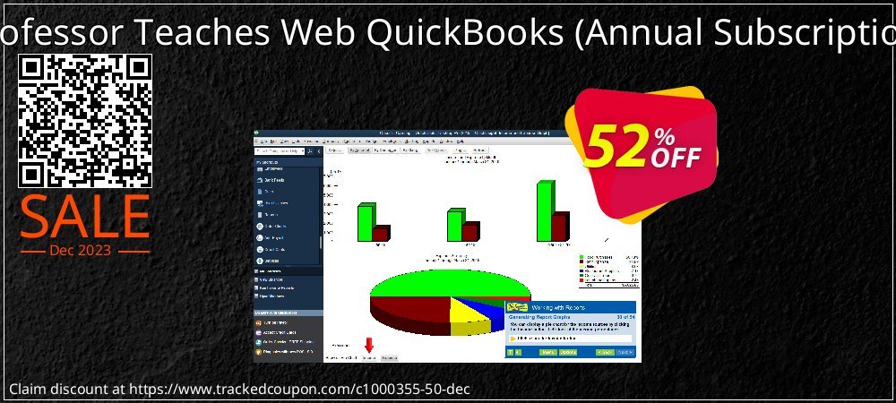 Professor Teaches Web QuickBooks - Annual Subscription  coupon on National Walking Day discount