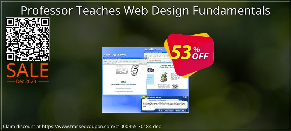 Professor Teaches Web Design Fundamentals coupon on Tell a Lie Day sales