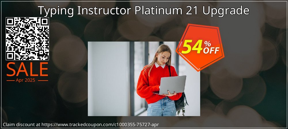 Typing Instructor Platinum 21 Upgrade coupon on April Fools' Day promotions