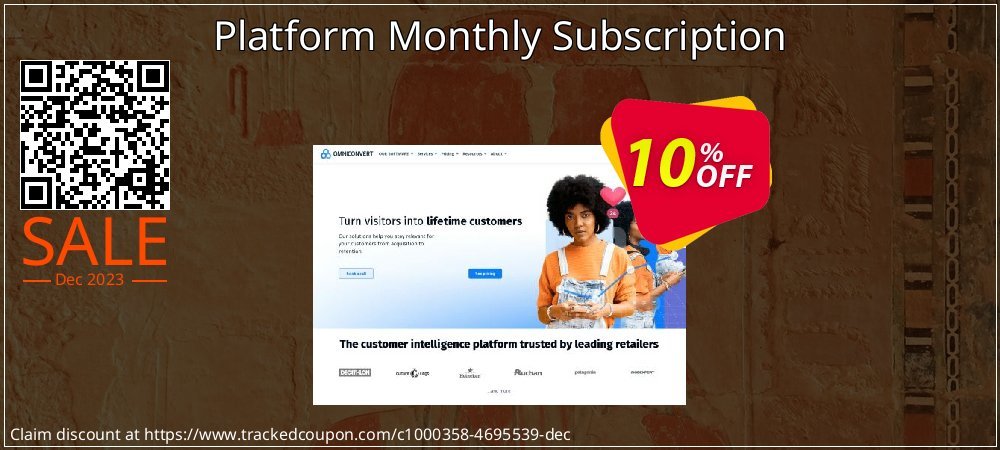 Platform Monthly Subscription coupon on Tell a Lie Day super sale