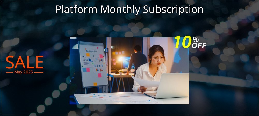 Platform Monthly Subscription coupon on National Smile Day discounts